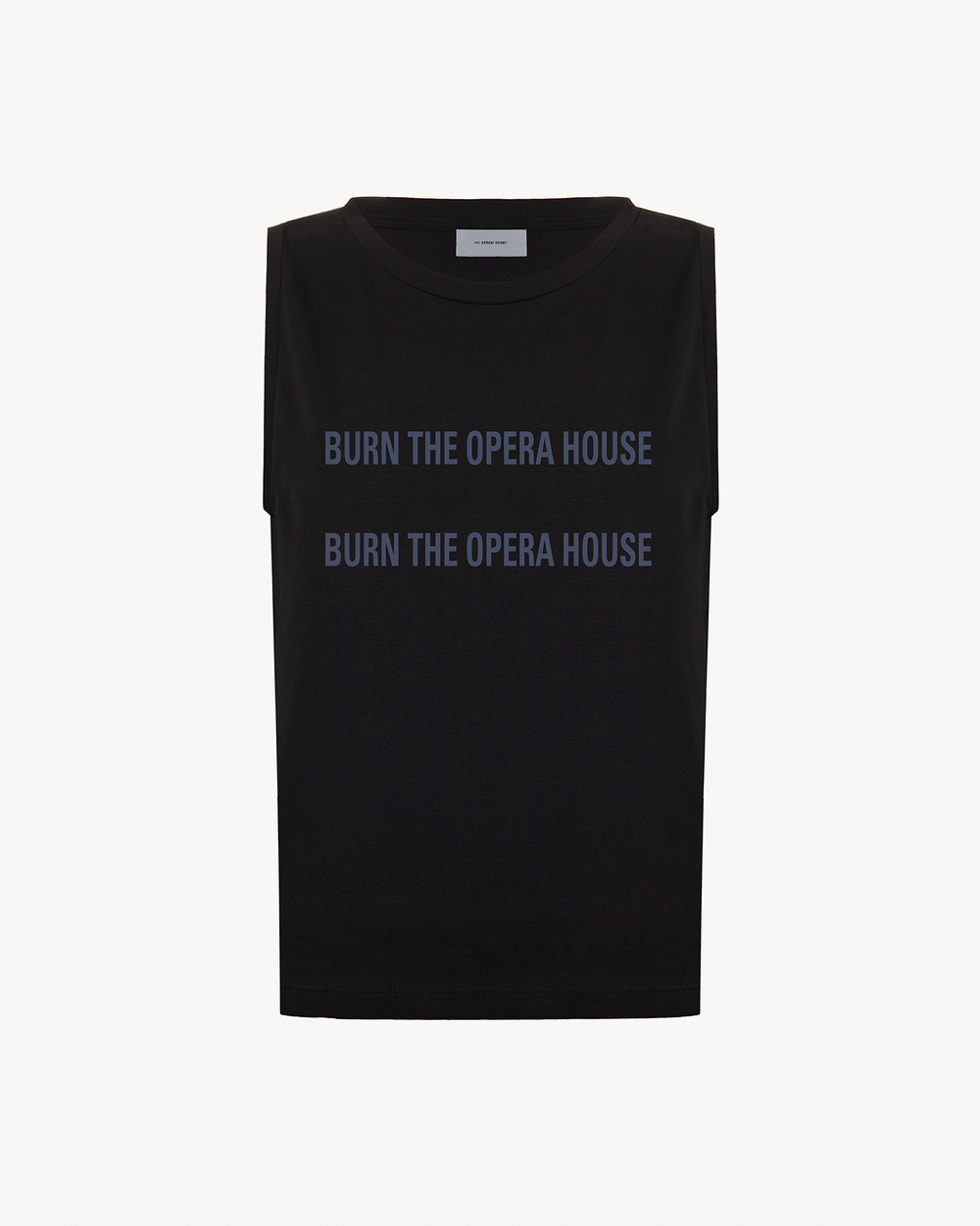 "Burn the opera house!" tank top / Безрукавка с принтом