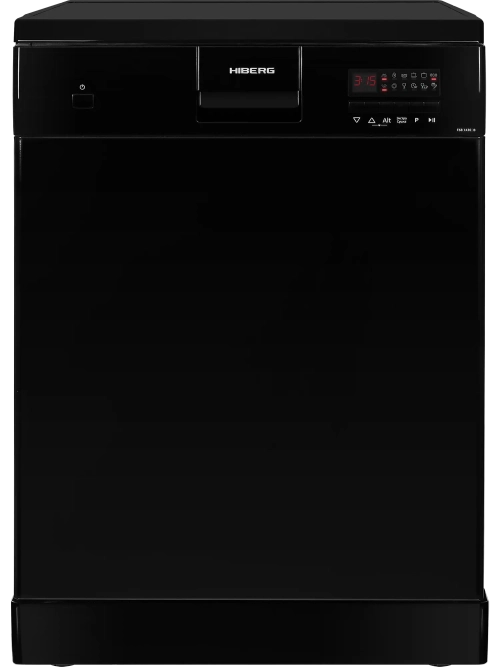 Посудомоечная машина Hiberg F68 1430 B отдельностоящая в черном цвете