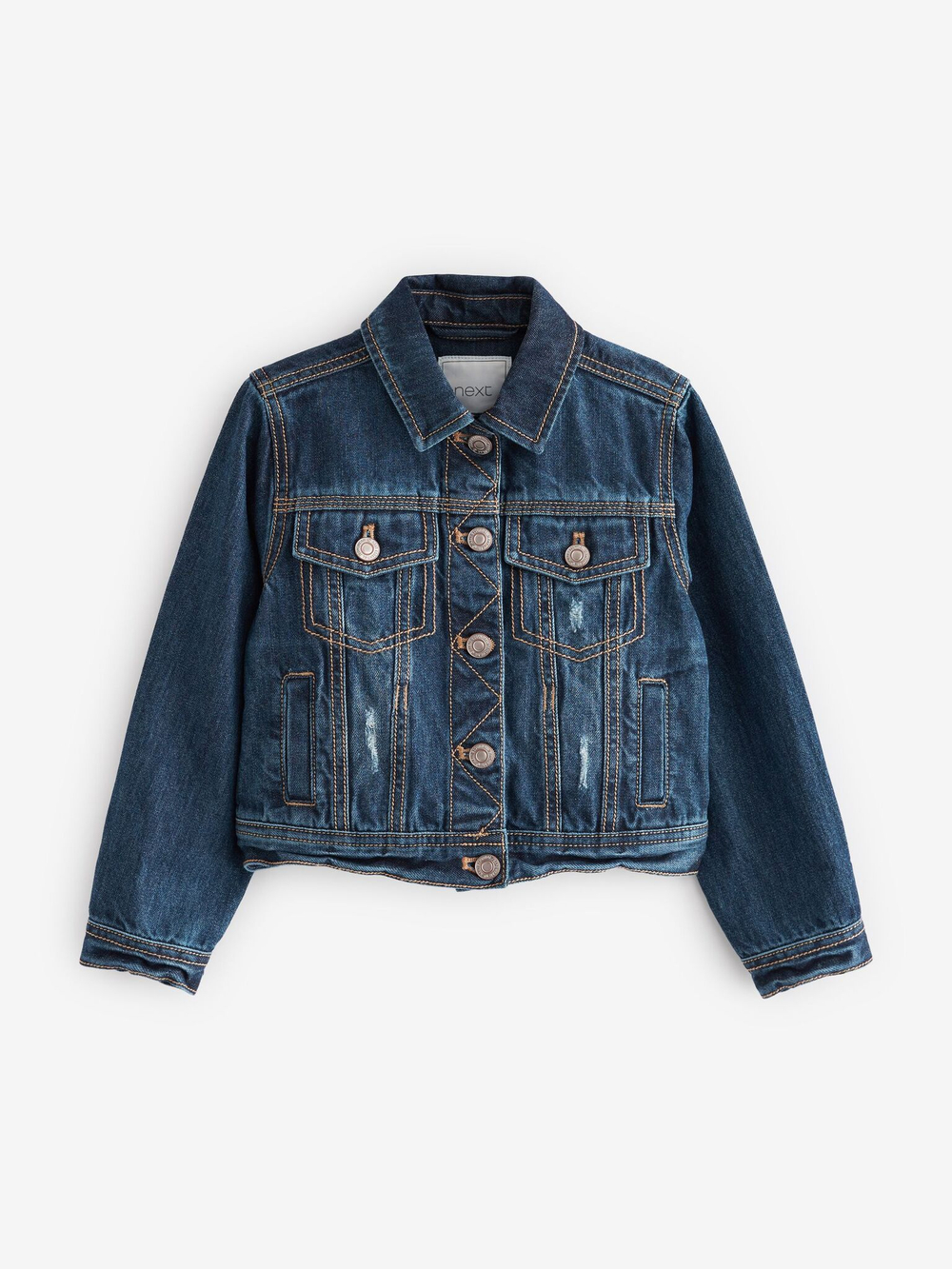 Куртка джинсовая для девочки Next 354-035, Синий