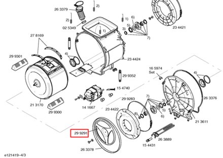 Шкив для стиральной машины Bosch (Бош) - 299291