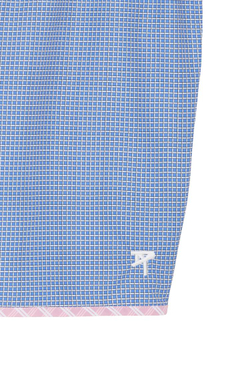 ZARA X BENITO ANTONIO ДЛИННЫЕ ПЛАВКИ В КОНТРАСТНУЮ КЛЕТКУ, СИНИЙ
