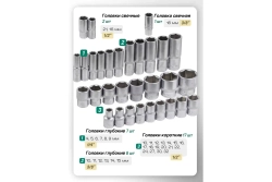 Набор инструмента RF-41501-5: 1/2"&1/4"&3/8"DR с 6-гранными головками 150 пр. ROCKFORCE