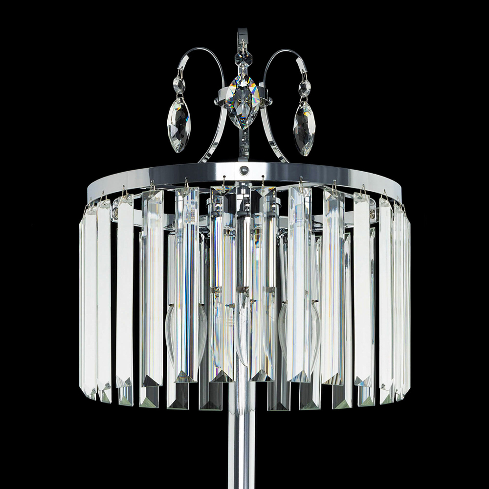 Citilux Инга CL335831 Настольная лампа хрустальная Хром