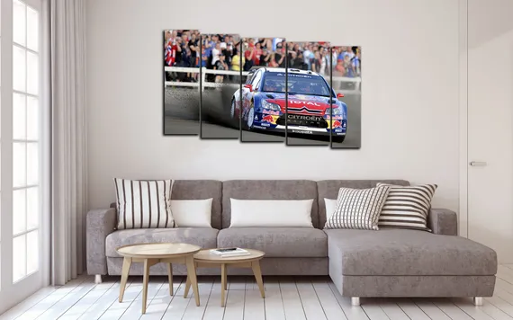 Модульная картина "Крутой поворот"