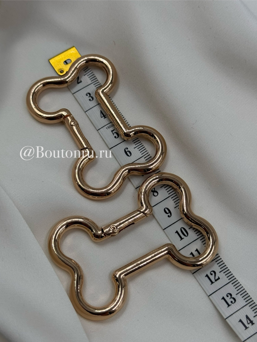 Карабин "Косточка" золотистый