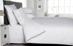 Элитное постельное белье сатин 2 спальное белое Elisa от Bovi