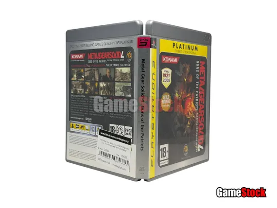 PS3 Metal Gear Solid 4: Guns of the Patriots (Б/У, Английская версия, BLES-00246)