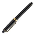 Перьевая ручка Aurora Ipsilon Deluxe black GT, перо F, в подарочной коробке