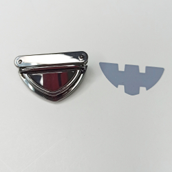 Замок-защелка на зажимах 52*35 Черный никель