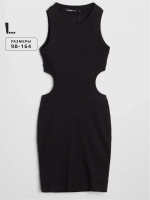 Платье для девочки летнее с вырезом