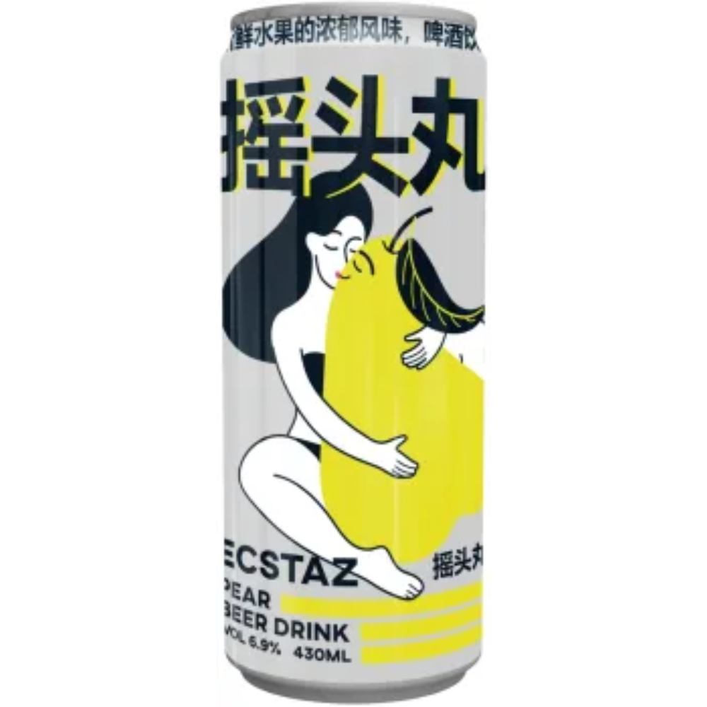 Пивной напиток ECSTAZ вкус Груши 0,43 л