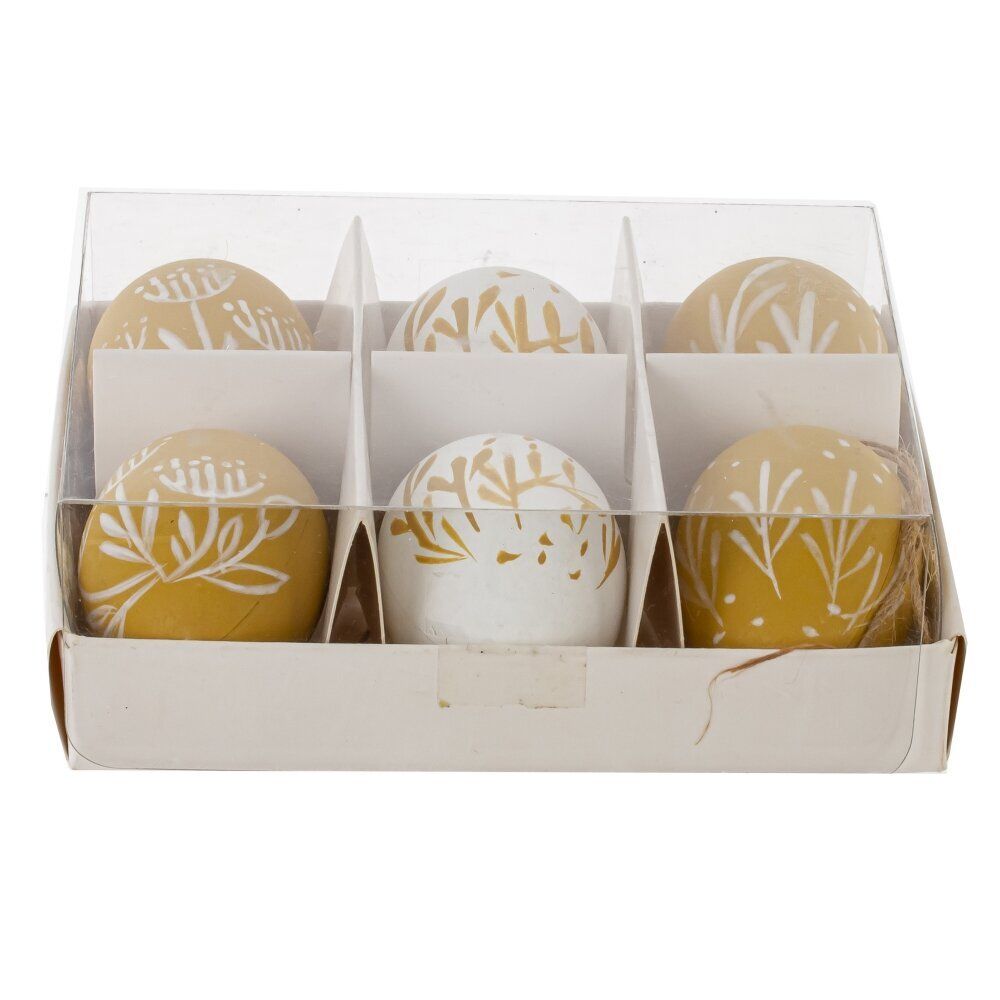 GAEM Набор из 6-ти изделий декоративных подвесных "Яйцо" (3,5*5,5), L15 W13 H5 см