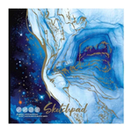 Скетчпад 170х170мм 40л. "Звездное небо" (Феникс+)