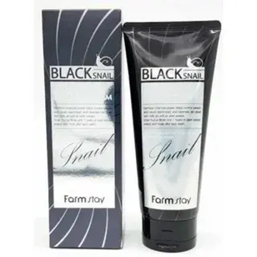 Пенка для лица с муцином чёрной улитки FarmStay Black Snail Deep Cleansing Foam