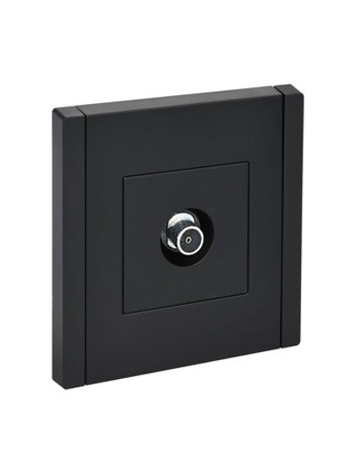 Розетка TV оконечная FORTE&PIANO FP128 черн. IEK FP-A10-O-K02