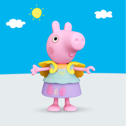 Hasbro ŚWINKA PEPPA - Весенние наряды Фигурка Пеппы 15 см + аксессуары G2180