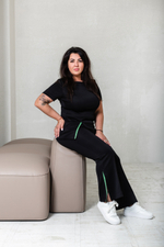 Блуза с разрезом