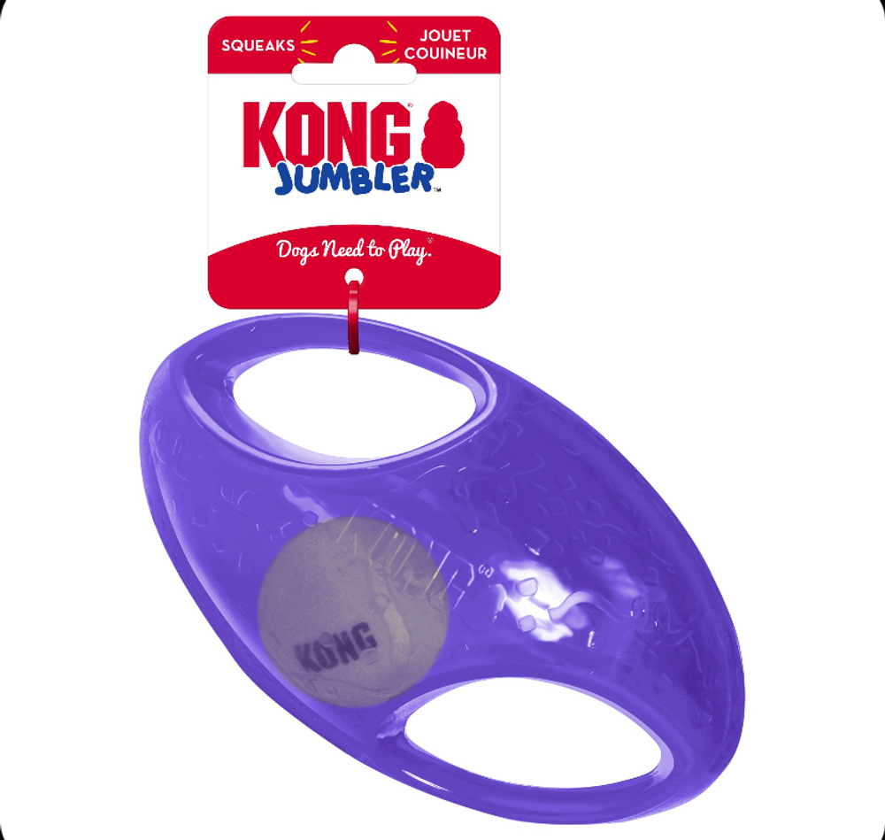 Игрушка для собак Kong Jumbler (Регби) 18 см