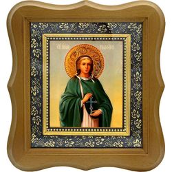 Глафира Амасийская праведная дева. Икона на холсте.