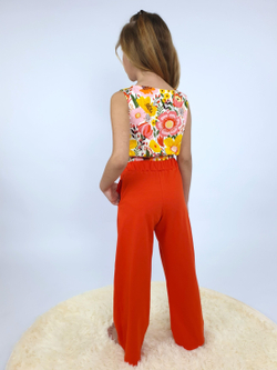 02-162-3 Комплект для девочки (топ+ брюки)