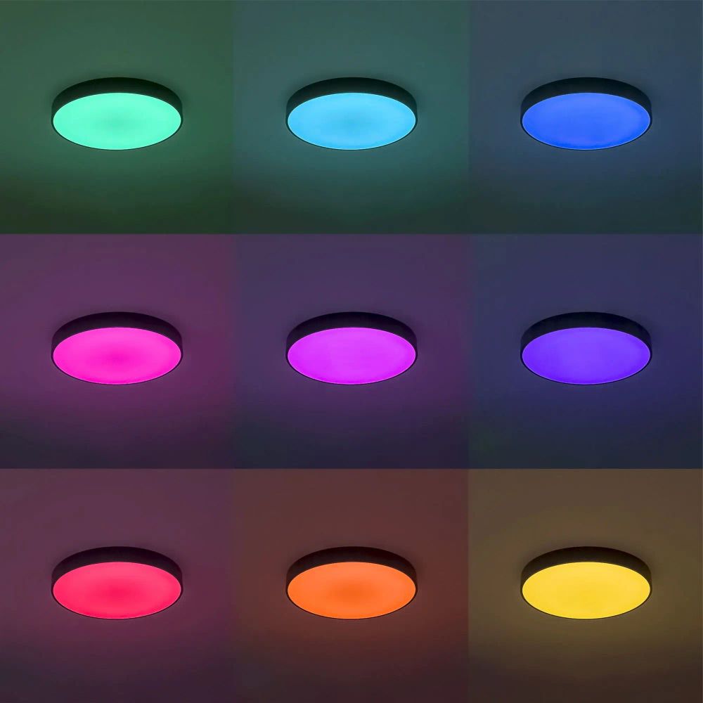 Citilux Купер CL724105G1 LED RGB Светильник с пультом Чёрный