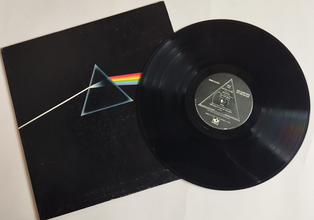 Винтажная виниловая пластинка LP Pink Floyd The Dark Side Of The Moon (USA 1973)