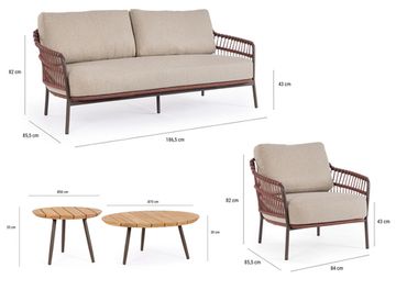 Комплект плетеной мебели Talaia