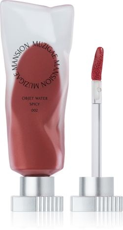MUZIGAE MANSION Objet Water - Матовая жидкая помада, увлажняющая оттенок 002 Spicy, 5 ml