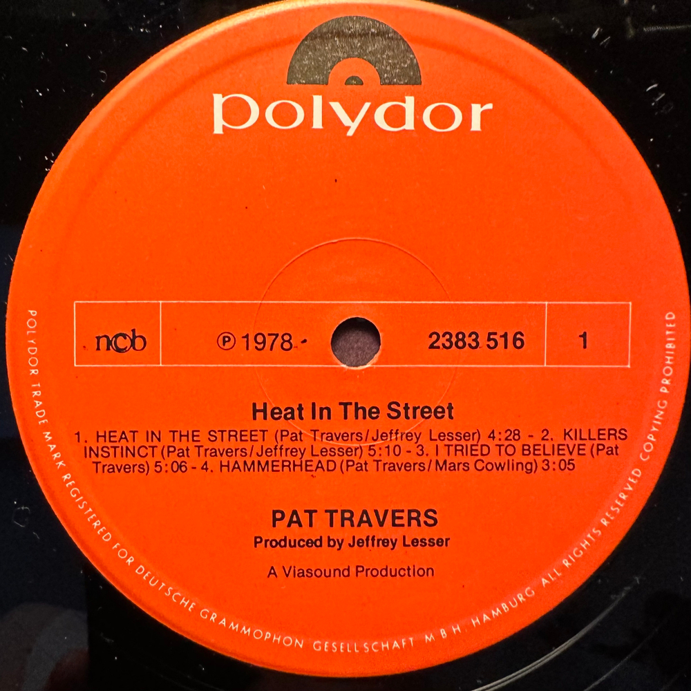Pat Travers Band - Heat In The Street (Скандинавия 1978г.)