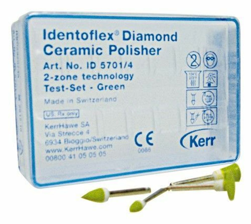 Резинки ID 5701/4 ассорти-алмазные для керамики, 4шт. Kerr