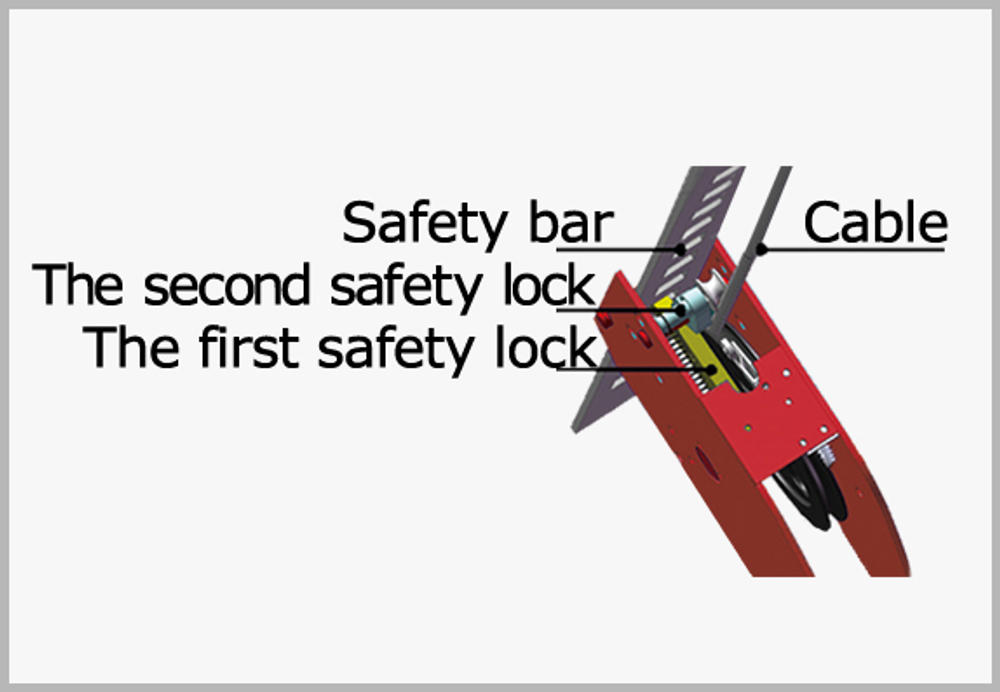 A480 Подъемник четырехстоечный, 8 т., для слесарных работ (Красный)
