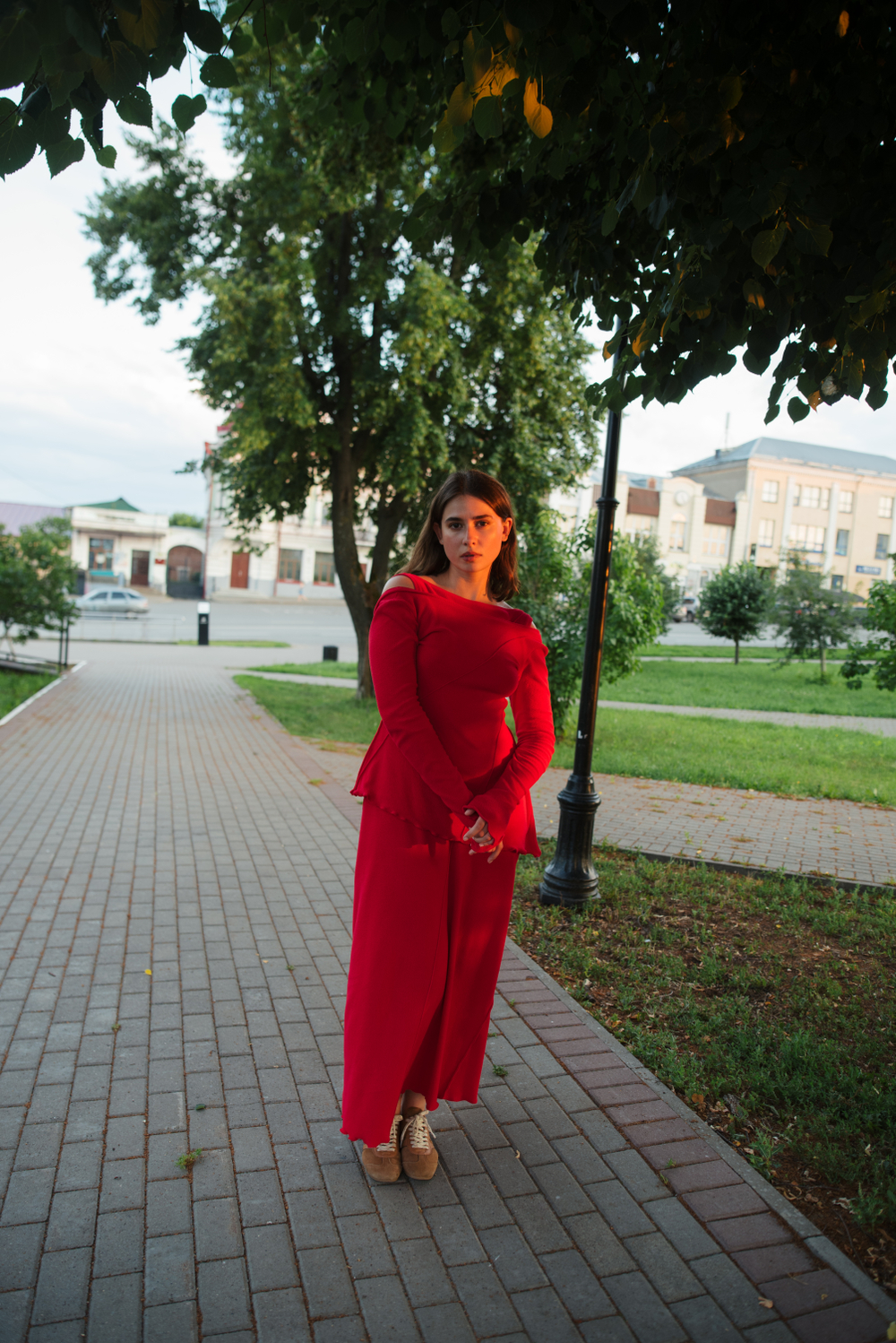 ПЛАТЬЕ ДЛИННОЕ КРАСНОЕ