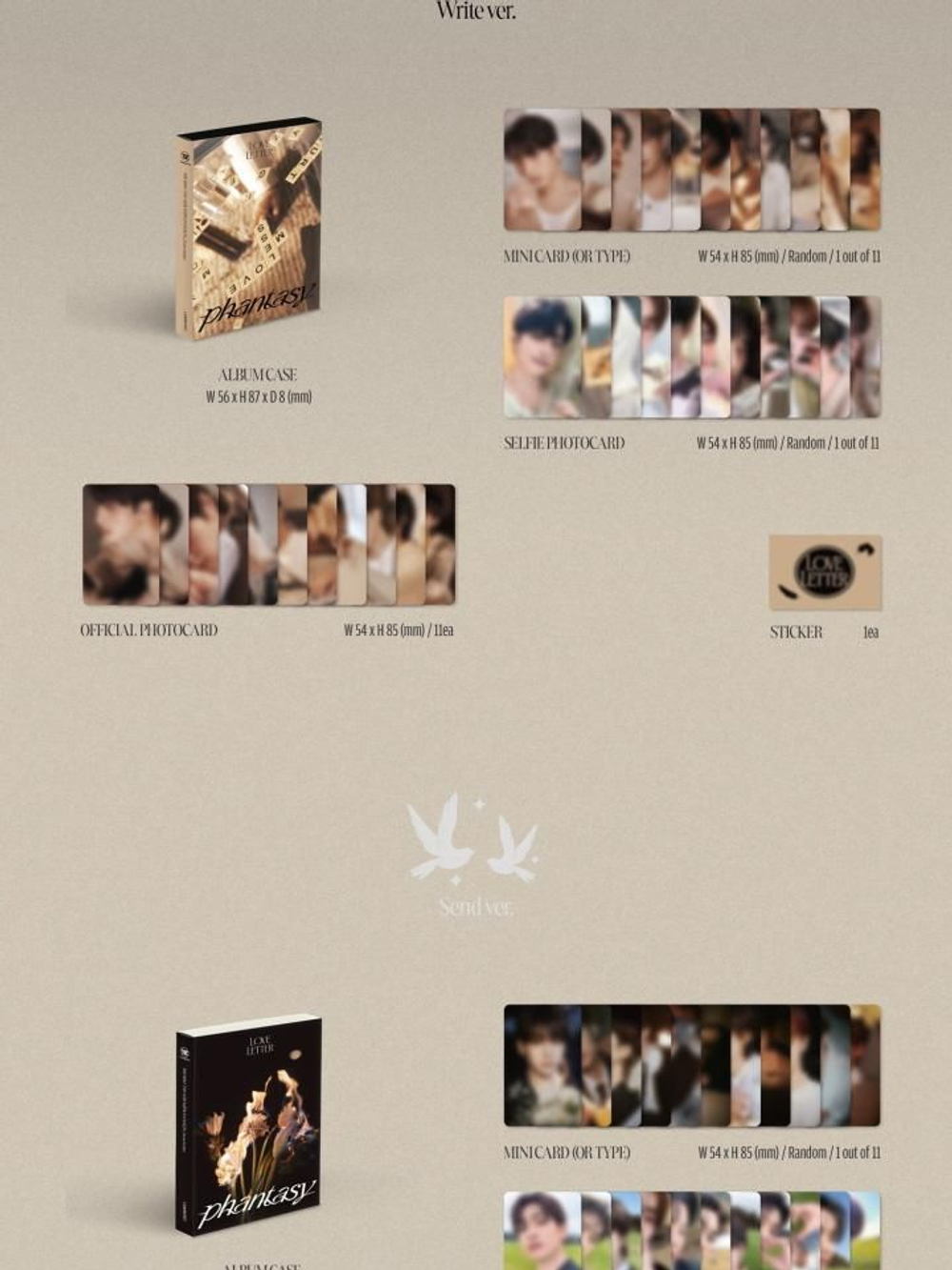 Альбом THE BOYZ - PHANTASY : PT.3 LOVE LETTER 2nd Album PLATFORM 2 Version SET