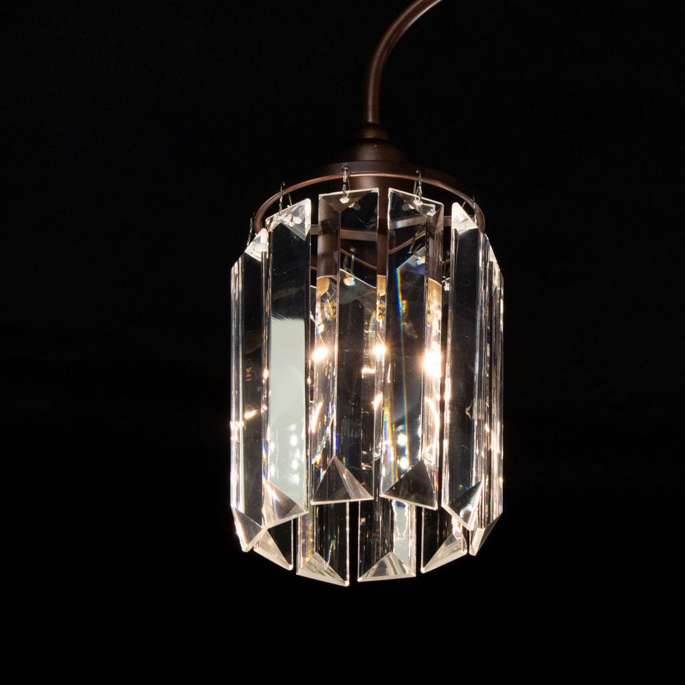 Citilux Синди CL330153 Люстра хрустальная Коричневая