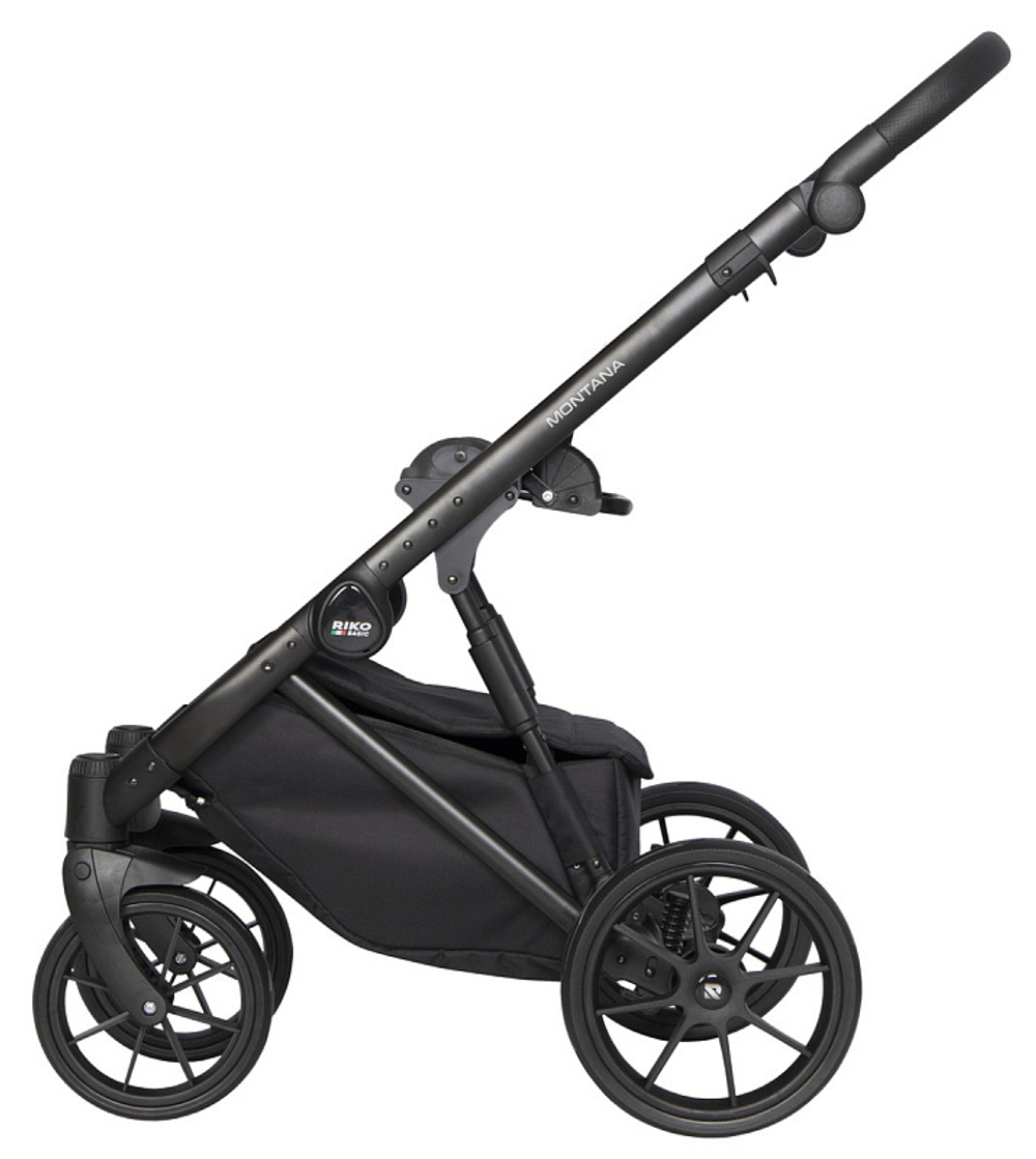 Детская коляска Riko Basic Montana Ecco 3 в 1 31 Light Silver-Black