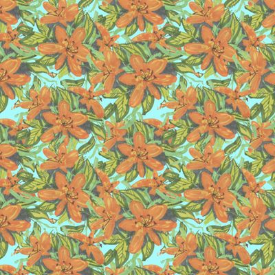 цветы яркие оранжевые