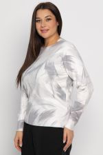 Лонгслив Акцент (серо-белый) Б14957-18М LT Collection