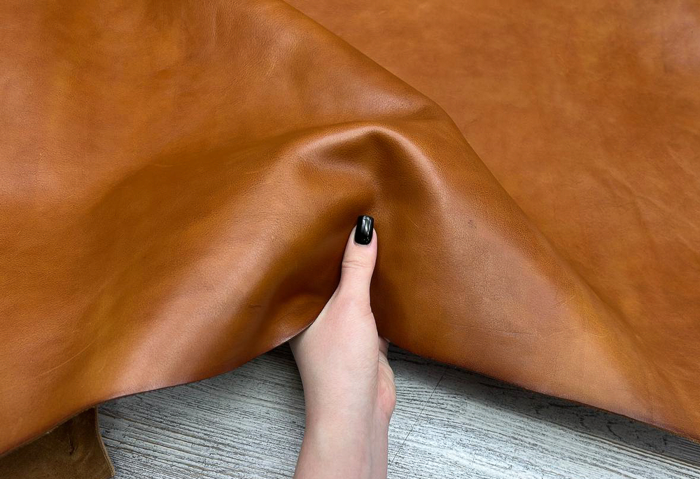 Etrusco Volanato Cognac (1,5-1,7 мм), цв. Коричневый, натуральная кожа