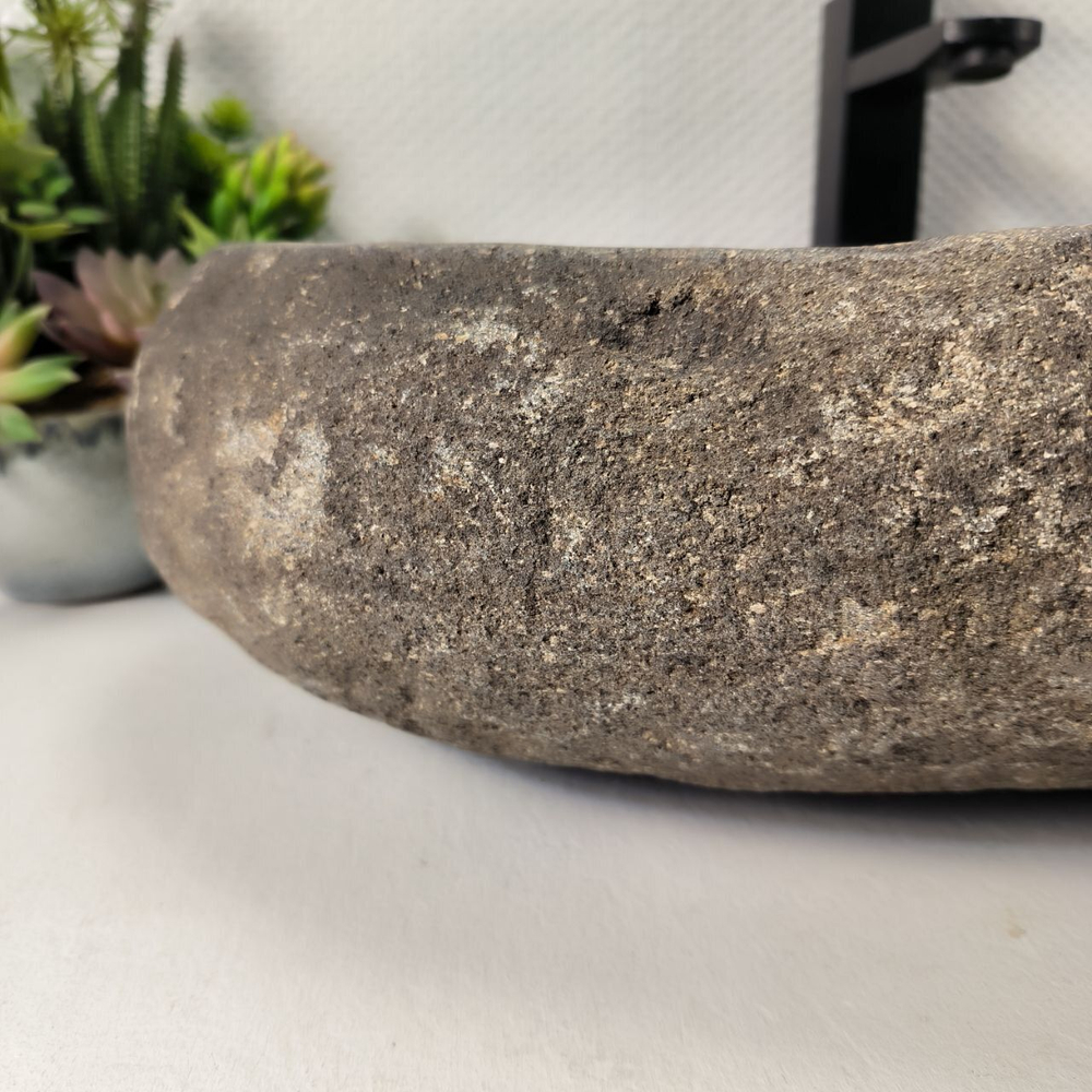 Каменная раковина из речного камня RS-04961 (60*39*15) 0862 из натурального камня