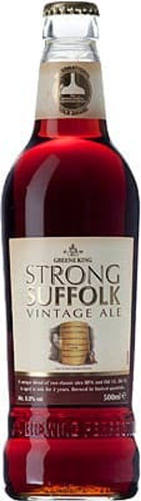 Greene King Strong Suffolk Vintage Ale 0.5 л. - стекло(12 шт.)