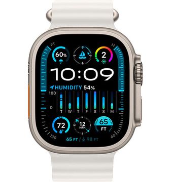 Apple Watch Ultra 2 GPS + Cellular 49mm (корпус - титан, ремешок Ocean Band белый, IP6X)