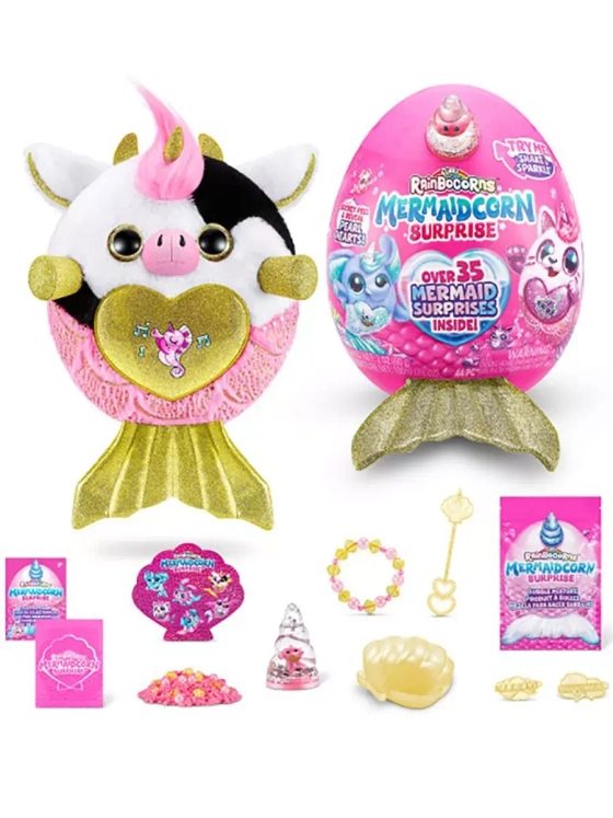 Мягкая игрушка сюрприз яйцо Rainbocorns Mermaidcorn Surprise
