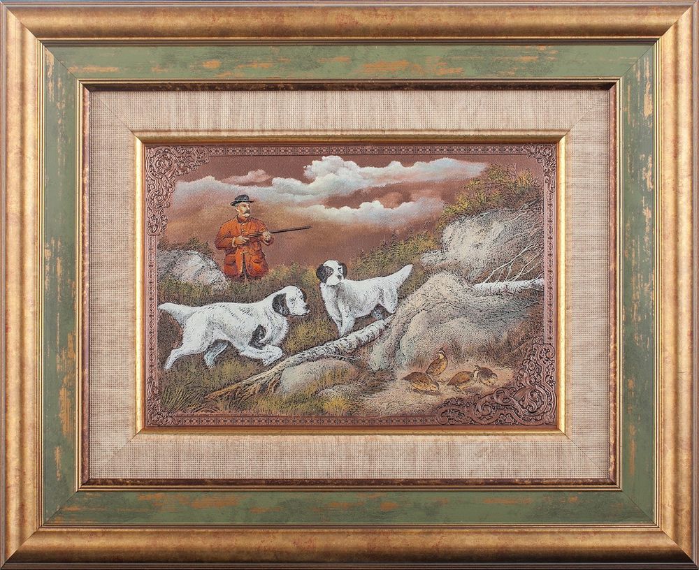 Гравюра &quot;Охотники на привале, Василий Перов&quot;