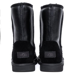 UGG Classic Short Metallic Black
