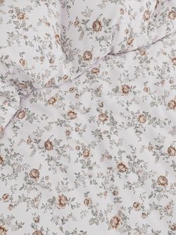 Постельное белье Сказка "Розы" семейное  наволочки 50х70 2шт Простынь на резинке 160х200 см Пододеяльник 145х215 см(2шт) перкаль