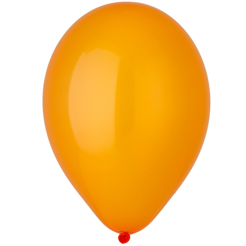 Шар латексный Кристалл 30 см (Оранжевый)