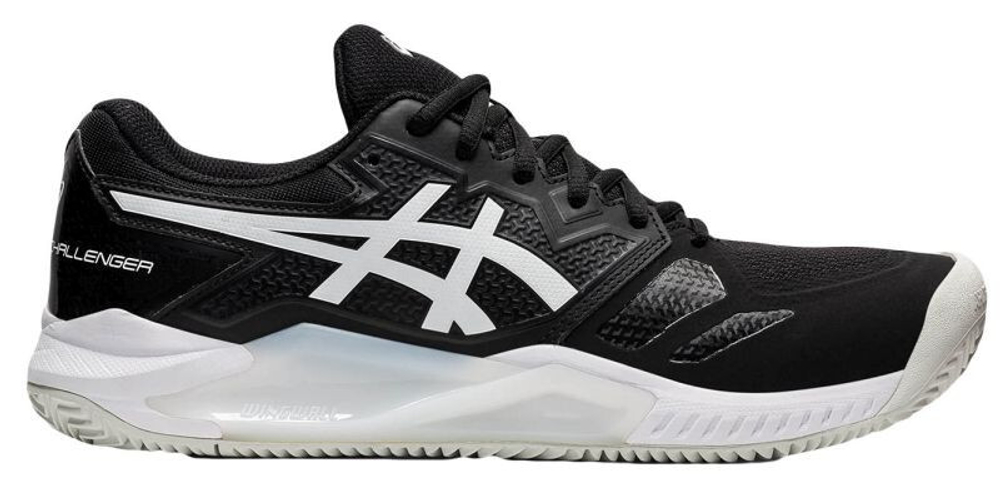 Мужские кроссовки теннисные Asics Gel-Challenger 13 Clay - black/white