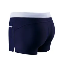 Мужские плавки боксеры темно-синие JOCKMAIL JM702-16