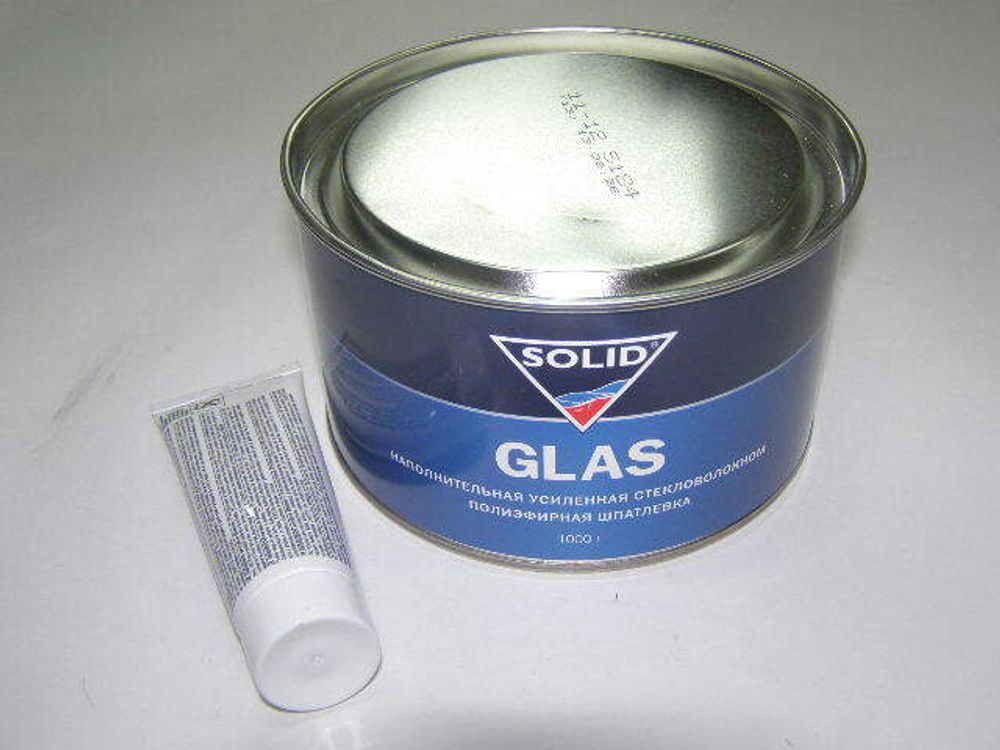 Шпатлевка Solid GLAS 1 кг стекловолокнистая (SOLID)