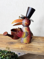 Декор в сад "Ворон-садовник" металлическая фигурка 16x8xH20 см / 18x8xH20 см от CAMPO Home & Garden